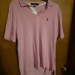 U.S. Polo Assn. Men's Polo Shirt in Light Pink